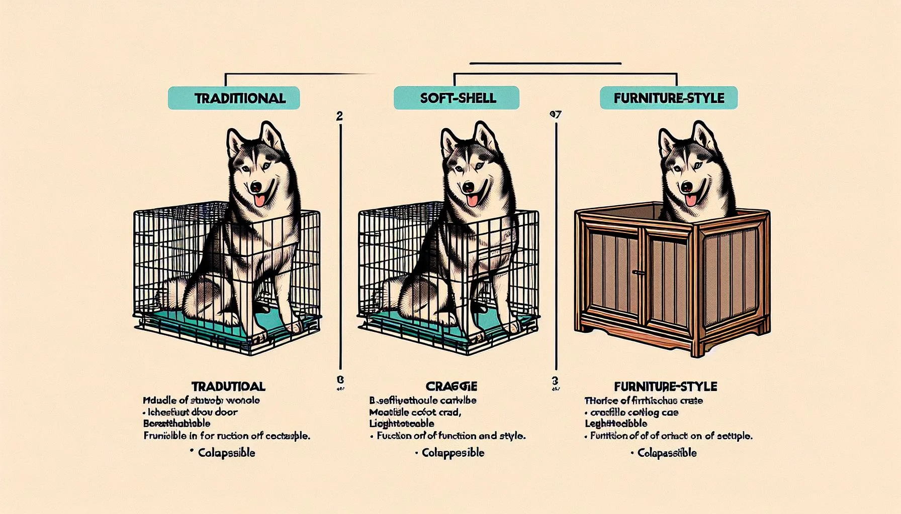 Husky Cage Size Learn 3 Crate Types for Happy Pets! Husky