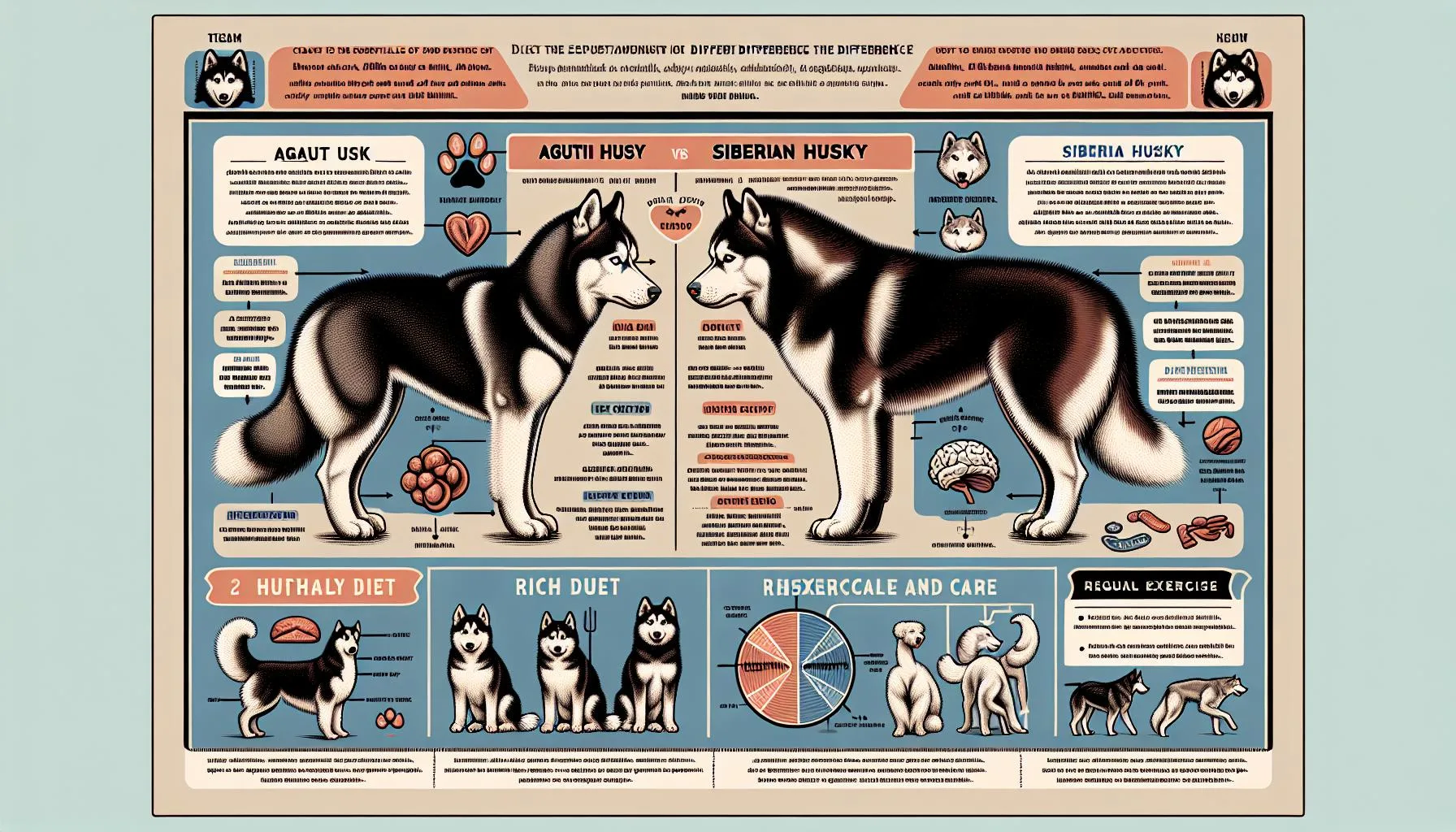 All about agouti husky vs siberian husky Physical Characteristics of Siberian Huskies