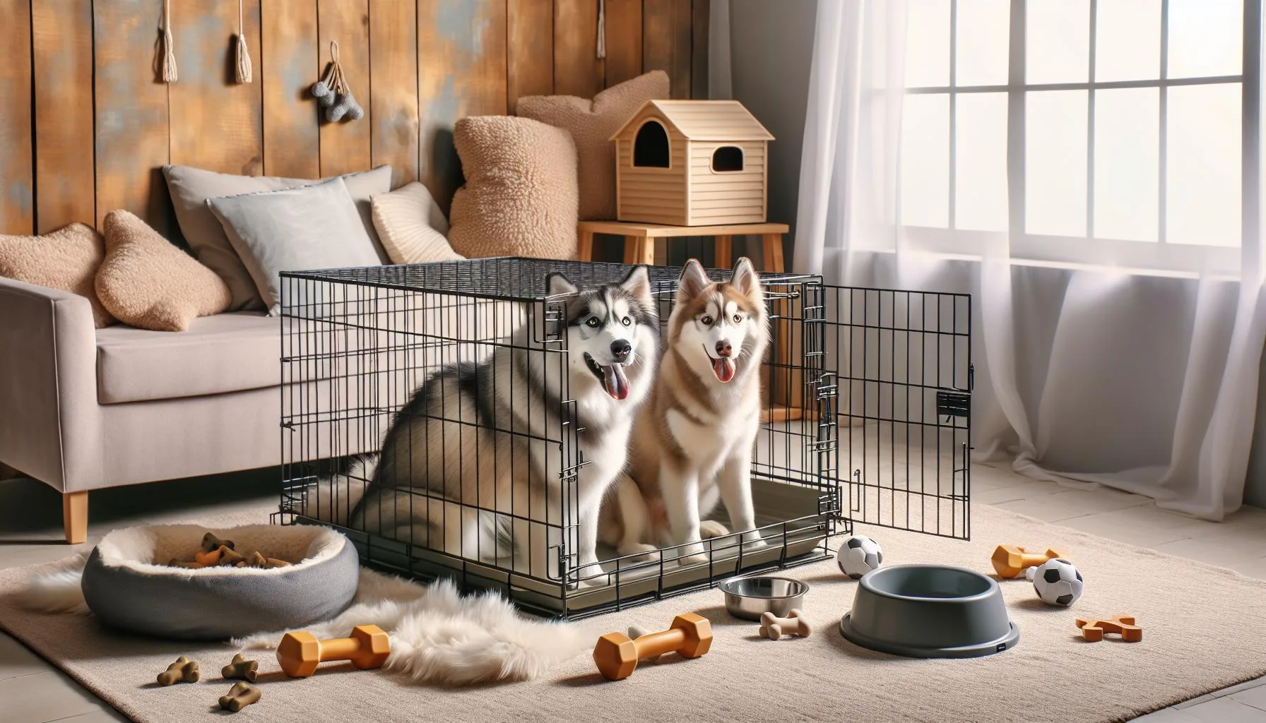 Best crate for a siberian husky in The Importance of Crate Size